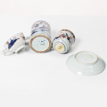 Six cups and four saucers, China, Qing dynasty, 18th century.