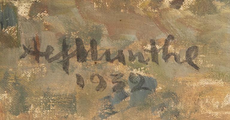 Alf Munthe, grove of trees.