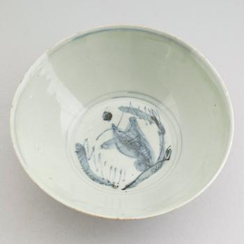 SKÅL, keramik, Kina, sannolikt Ming 1368-1644.