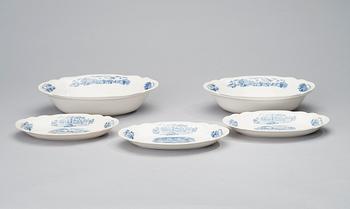 MATSERVIS, 74 delar, porslin, "English Gardens", Johnson Brothers, England 1900-första hälft.