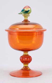 LOCKSKÅL, glas, Murano, Italien.