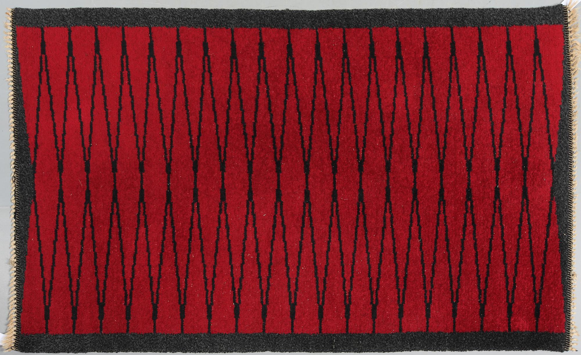 MATTA, halvflossa, sannolikt Tabergs, 1950/1960-tal, 204 x 132 cm.
