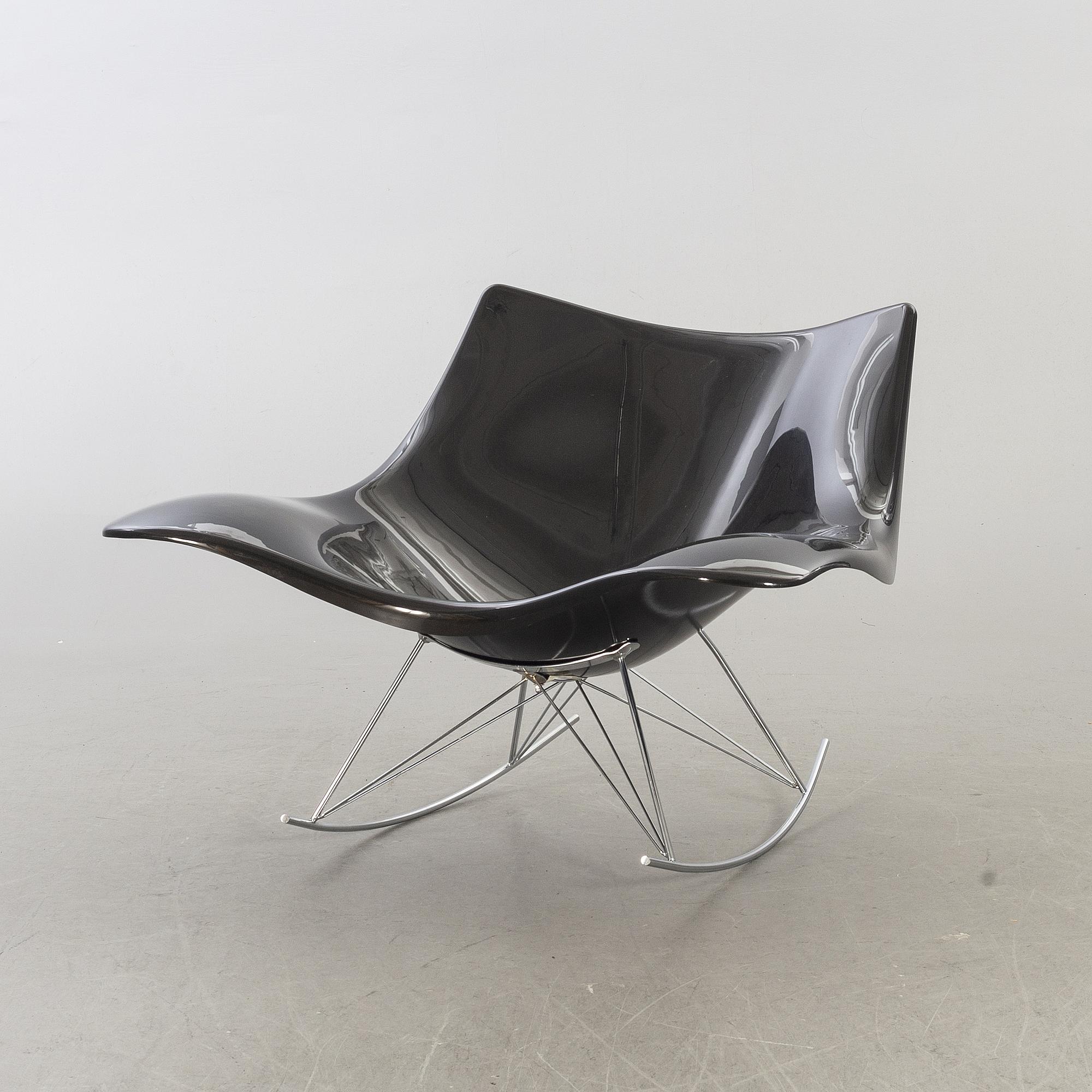 A THOMAS PEDERSEN "Stingray", Fredrica rockingchair. Denmark 21th century.