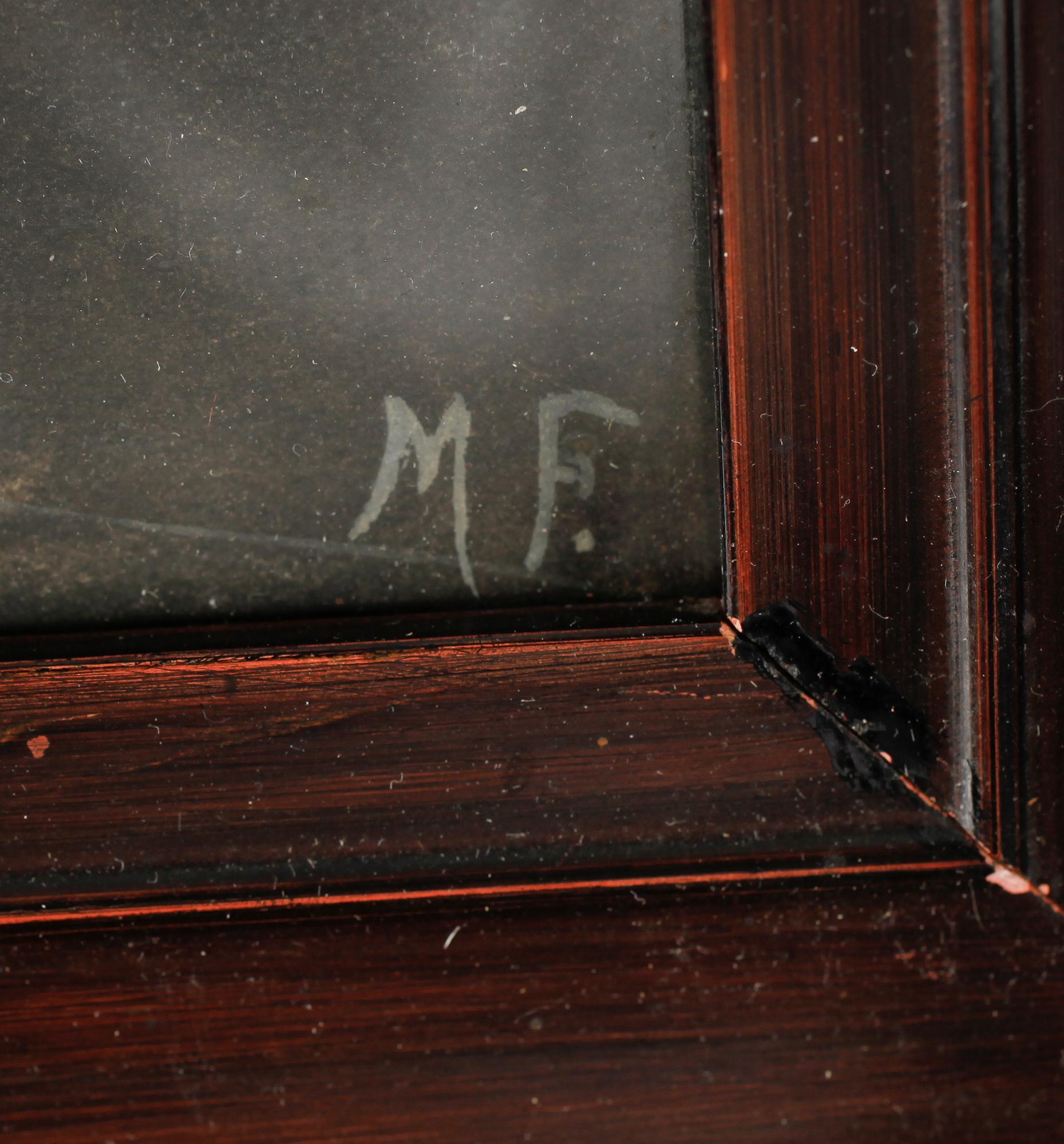 MOLLIE FAUSTMAN, akvarell, monogramsignerad.