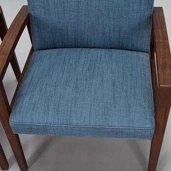 Carl Gustaf Hiort af Ornäs, a pair of open armchairs from 1968, Hiort Tuote Puunveisto Oy - Träsnideri Ab, Finland.