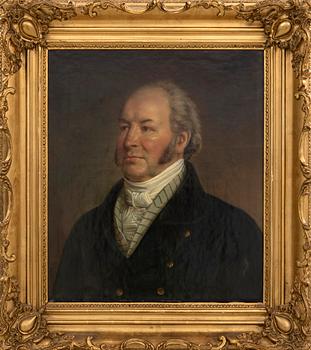 Okänd konstnär 1800-tal , Porträtt av okänd man.