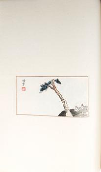 Qi Baishi, an album of woodblock prints, published by Rong Bao Zhai, Beijing, 1951.