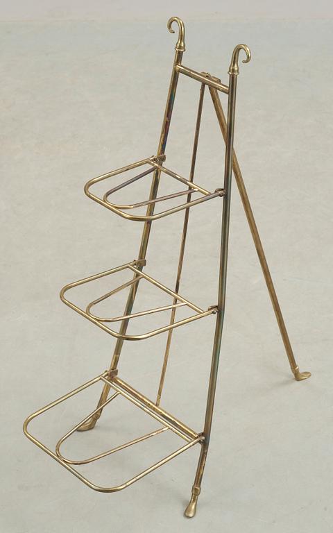 TIDNINGSSTÄLL, mässing, tidigt 1900-tal.