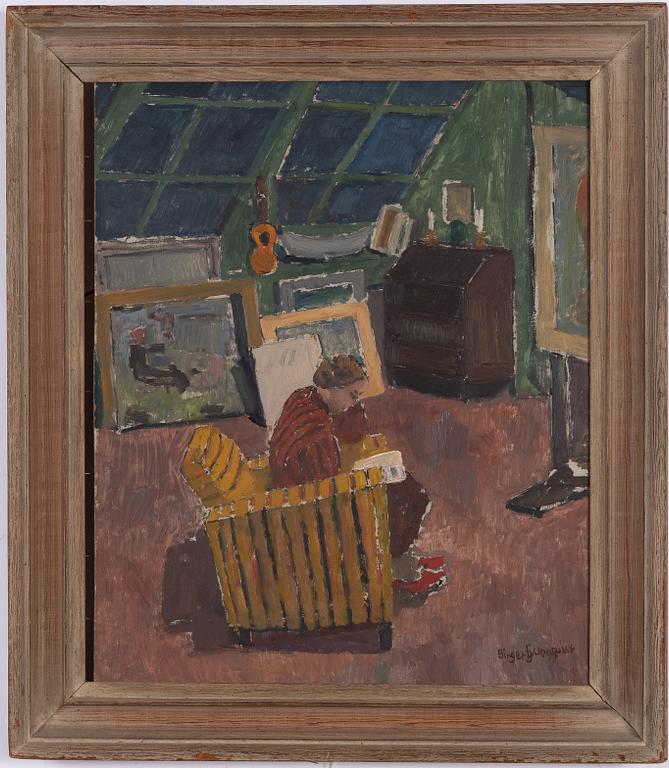 Birger Ljungquist, Kvinna i ateljén.