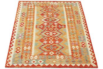 An Afghan Kilim rug, c. 200 x 150 cm.