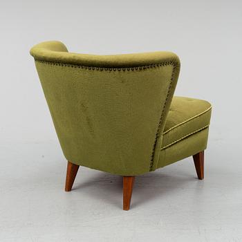 A Swedish Modern 1940s easy chair by Gösta Jonsson.