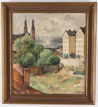 Åke Nothberg, oil on canvas, signed and dated 1936.