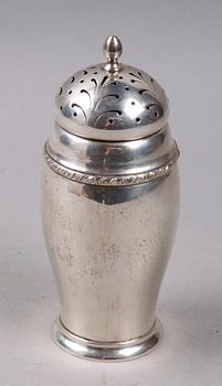 SOCKERBÖSSA, silver, Christian F Heise,  Danmark, 1917. Tot ca 260 g.