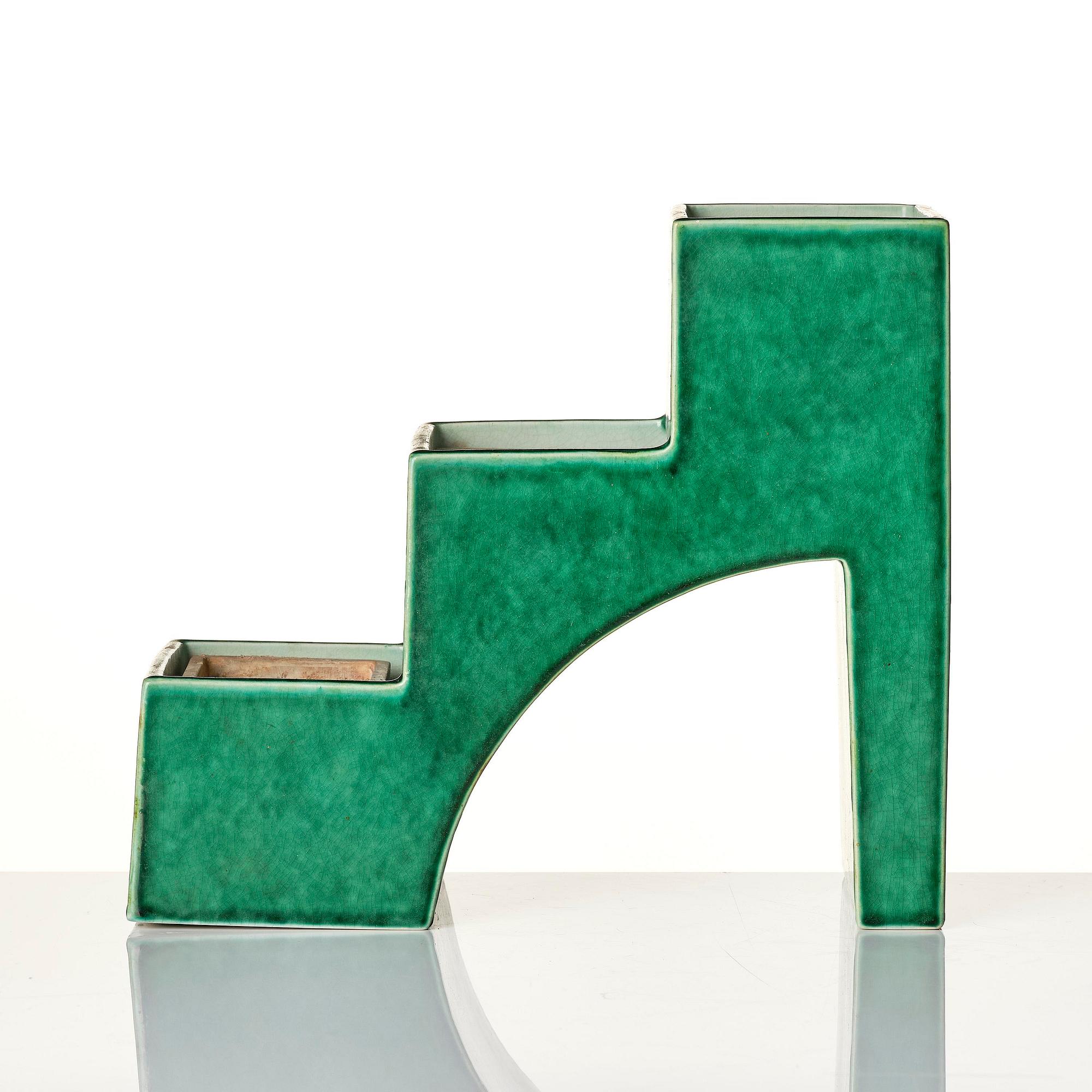Wilhelm Kåge, a rare "Puzzle" cactus planter model 975/9, Gustavsberg, 1930s.