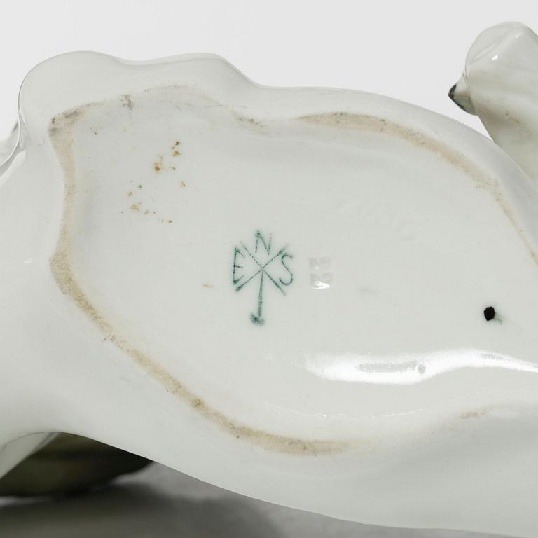 Figure, porcelain, Karl Ens, Germany, 20th century.