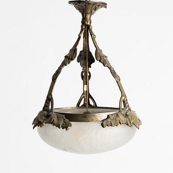 A ceiling lamp, Jugend, early 20th century.