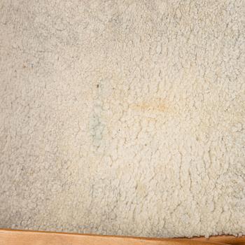 Yngve Ekström, fåtölj med fotpall, "Lamino", Swedese, Vaggeryd.