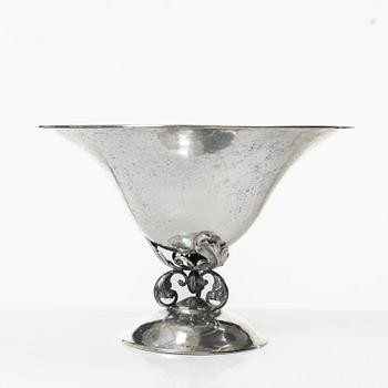 A Swedish silver bowl, mark of K Anderson, Stockholm 1930s.