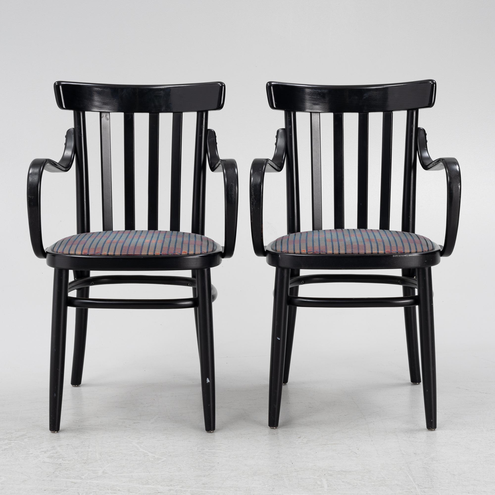 Six armrest chairs, Gemla, Diö, Sweden 1986.