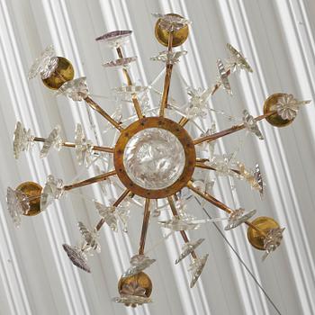 LJUSKRONA, för sex ljus, rokokostil, 1800-talets slut.