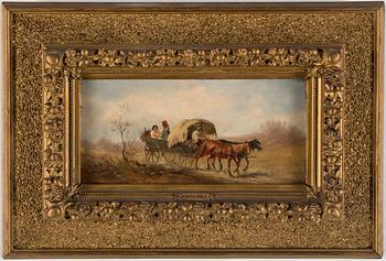 Oil on canvas, signed J Wolski.