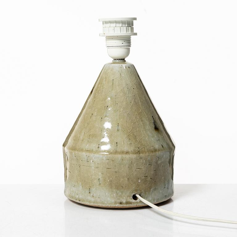 Marianne Westman, bordslampa, stengods, Rörstrand.