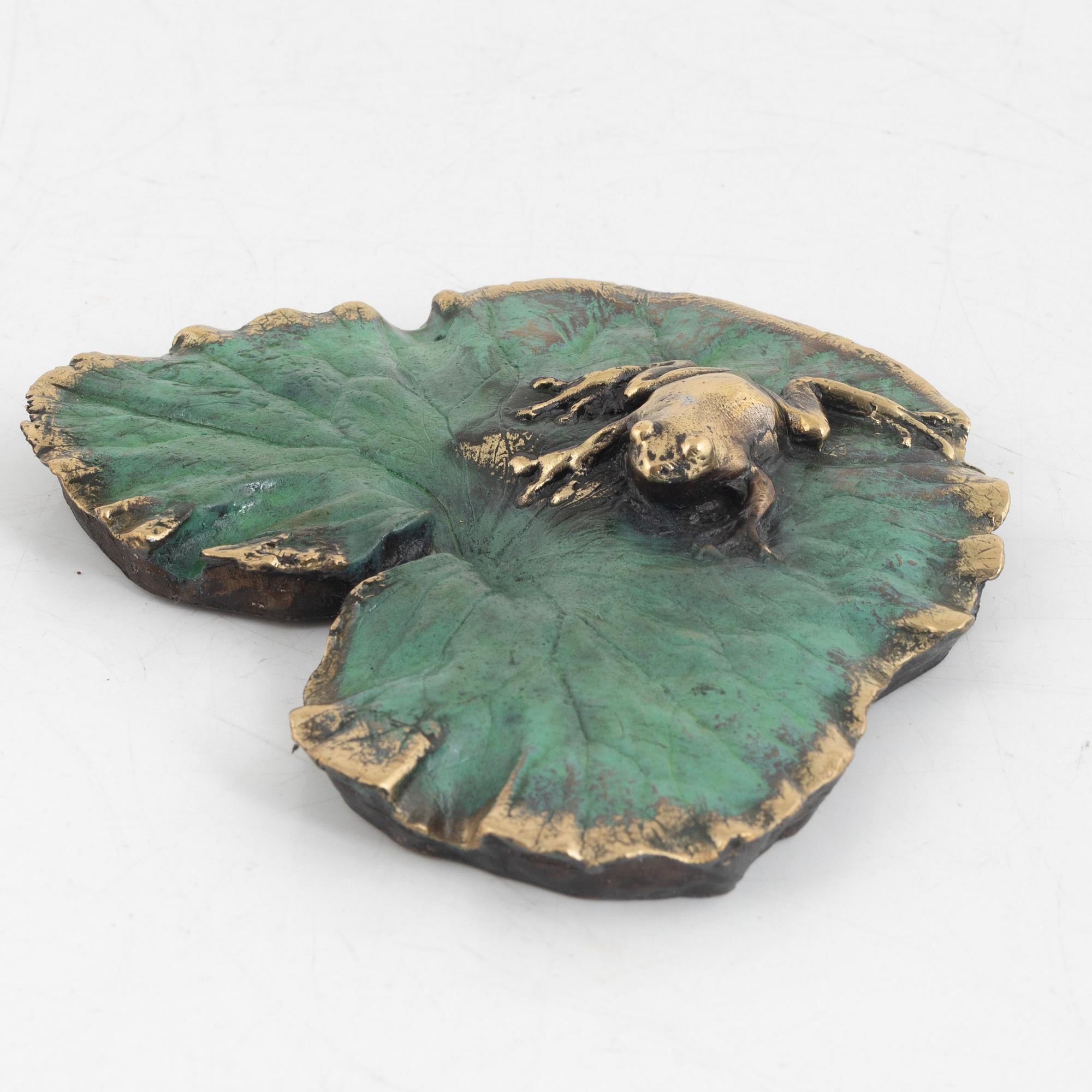 Torbjörn Forsberg, 'Lövgroda på blad'.