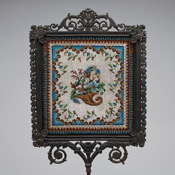 LÄSLJUSSTAKE, senempire, 1800-tal, gjutjärn.