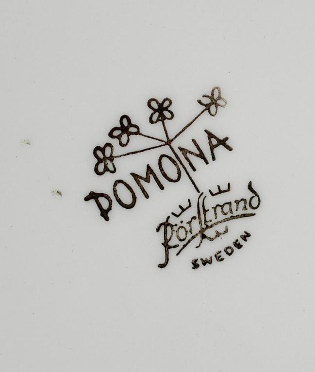 TALLRIKAR, 11 st, porslin, "Pomona", Marianne Westman, Rörstrand.
