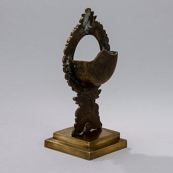 FICKURSSTÄLL, mässing, 1800-talets första hälft.