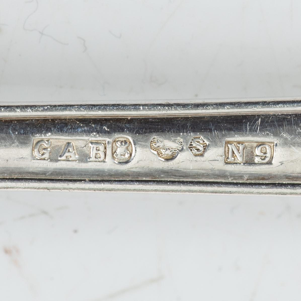 Cutlery, 20 pieces, silver, 19th-20th century.