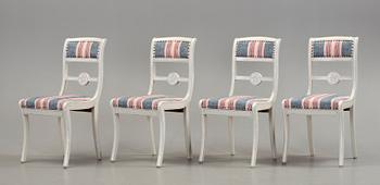 STOLAR, 4 st, empirstil, troligen andra hälft 1800-tals.