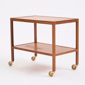 Nordiska Kompaniet, a sideboard with tables and a serving trolley, Sweden 1950s.