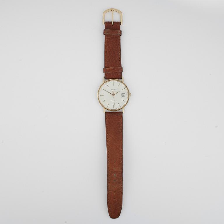 ARMBANDSUR, 18K guld, Tissot Seastar, 1900-talets andra hälft.