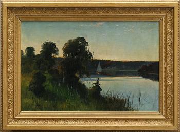 CARL BRANDT, olja på duk, signerad och daterad 1900.