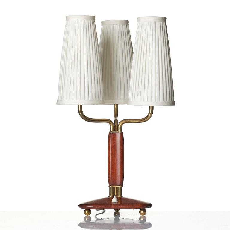 Carl-Axel Acking, a table lamp model "2687", Bröderna Malmströms Metallvarufabrik, Malmö, 1940s.