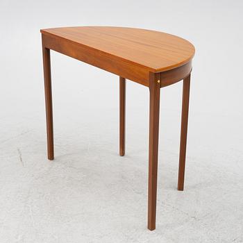 Ole Wanscher, attributed to. A Demi-Lune Table, A.J. Iversen, Denmark, mid-20th century.