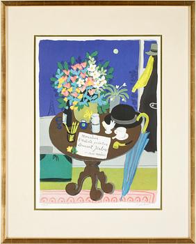 Lennart Jirlow · LENNART JIRLOW, färglitografi, sign o numr 219/350.