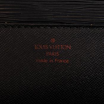 LOUIS VUITTON Black Epi Ambassador Briefcase.