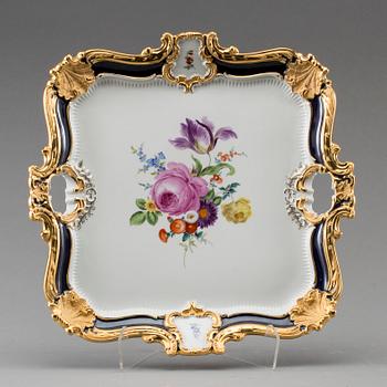 A MEISSEN TRAY, 20th century.
