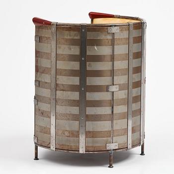 Mats Theselius, an "Älgskinnsfåtöljen" armchair, ed. 237/360, Källemo, Värnamo, post 1991.