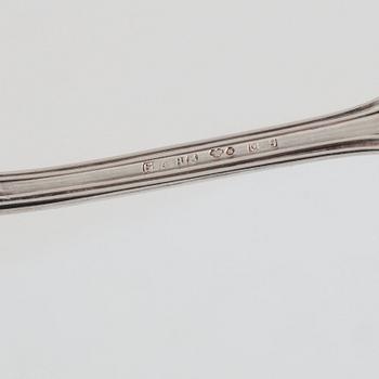 Bestickservis, 24 delar, silver, "Olga", GAB, Stockholm och Eskilstuna, bl.a. 1962.