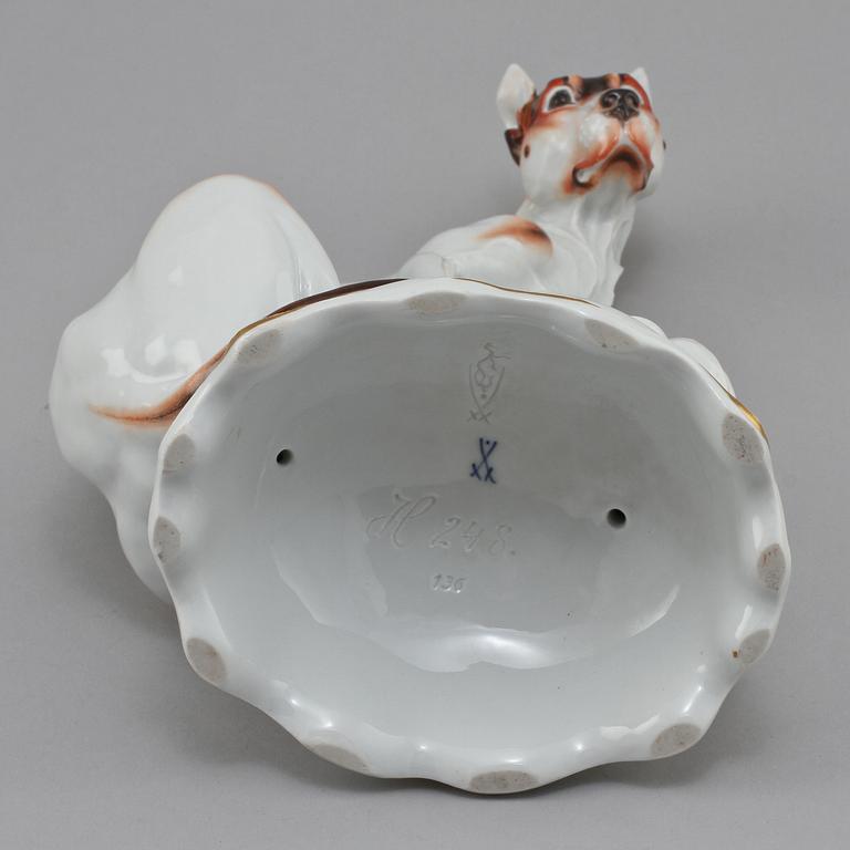 FIGURIN, porslin, Meissen, 1900-tal.