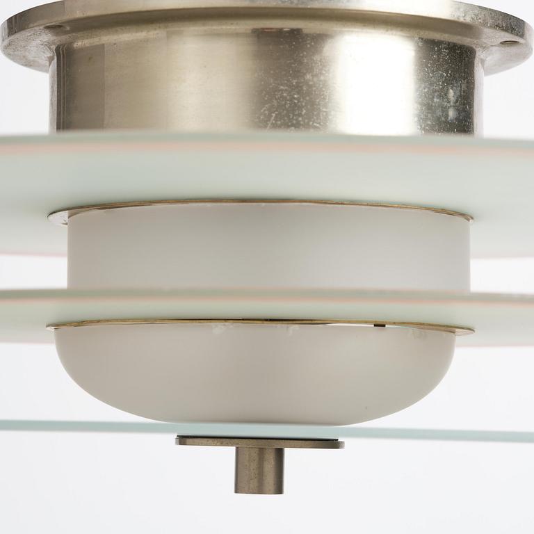 Harald Notini, a pair of ceiling lamps model "10401", Arvid Böhlmarks Lampfabrik, Stockholm, 1930s.