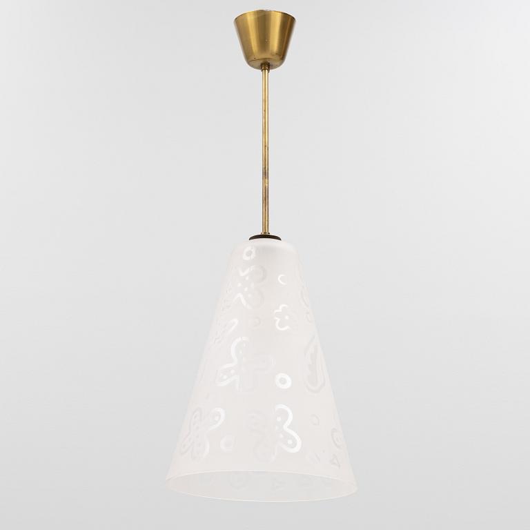 Harald Notini, Uno Westerberg, a ceiling lamp, Böhlmarks, first half of the 20th century.