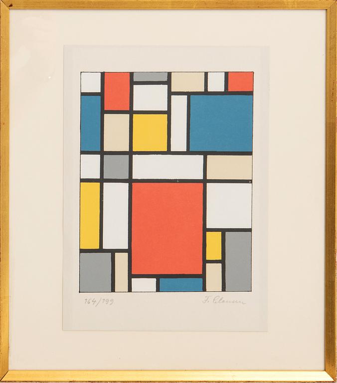 Franciska Clausen, "Homage to Mondrian".