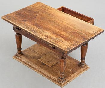A Swedish baroque pine table, circa 1700.