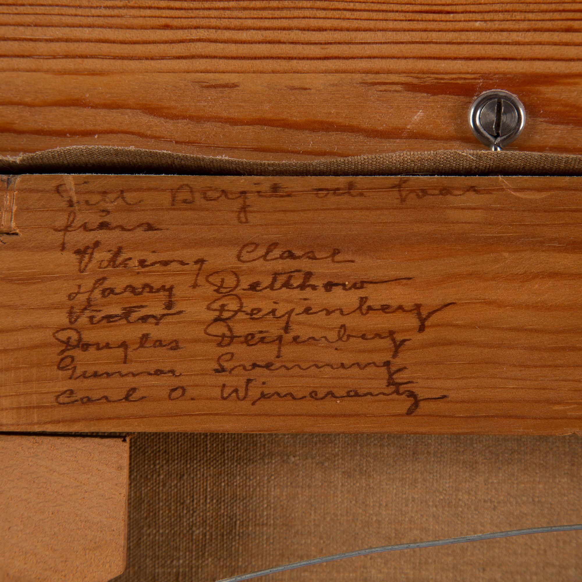 JOHAN ERICSON, oil on canvas, signed and dated 1923.