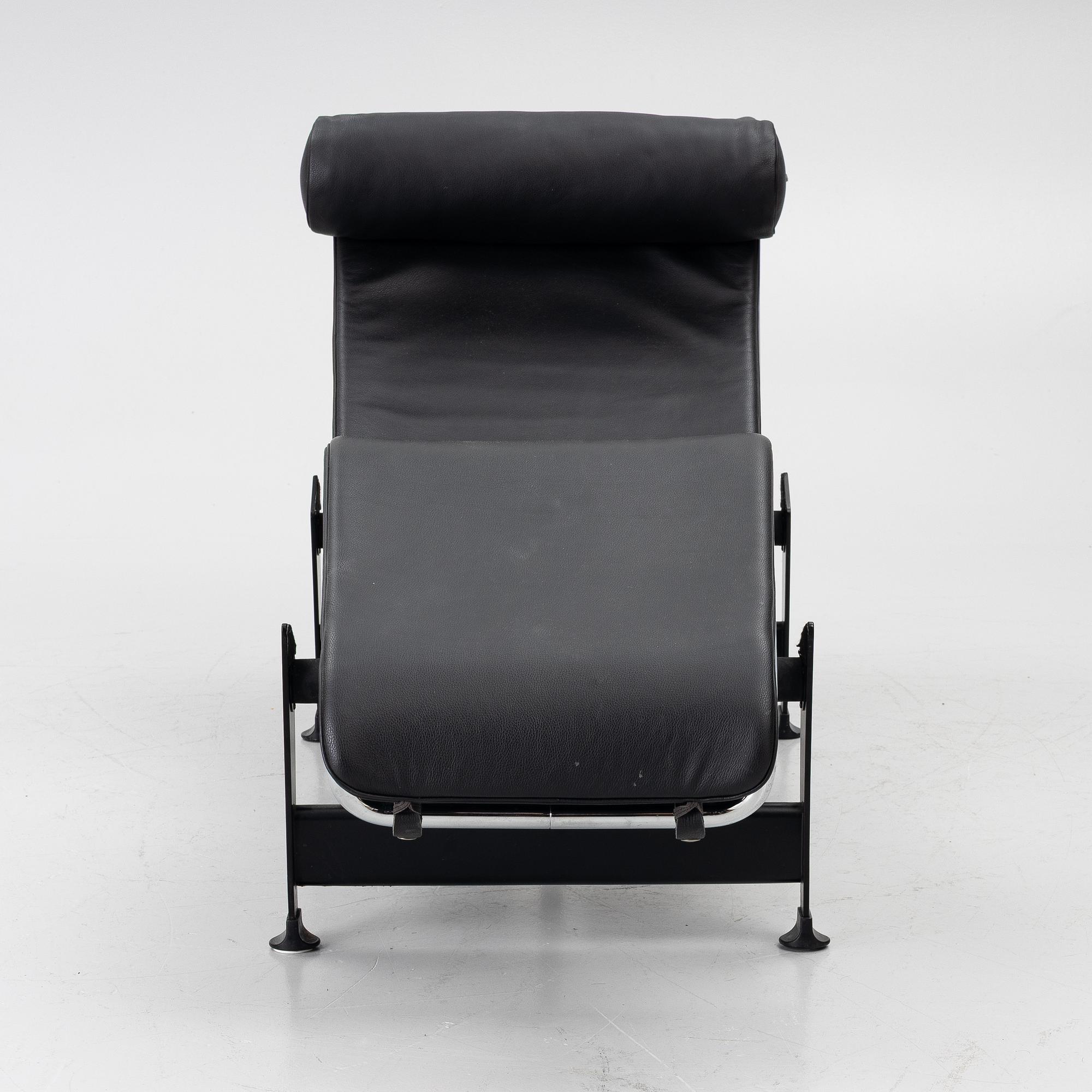 Le Corbusier (Charles-Édouard Jeanneret), & Charlotte Perriand, vilstol, "LC4", Cassina, Italien.