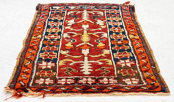 Mattan antik Milas Yastik, Muğla området, ca 84 x 54 cm.